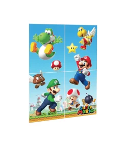Super Mario Bros Scene Setter 4pc