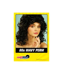 80’s Wavy Perm Black