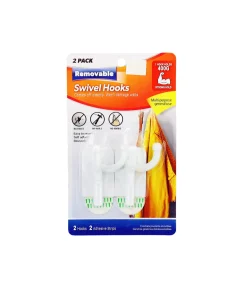 Swivel Hooks Removable 2pk