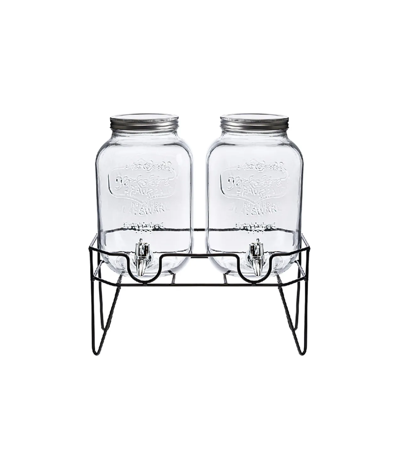 2 Tap Dispensers With Lids 4000ml