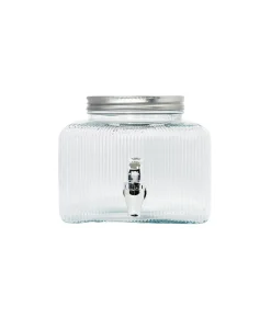 1 Tap Ribbed Dispenser With Metal Lid 3700ml