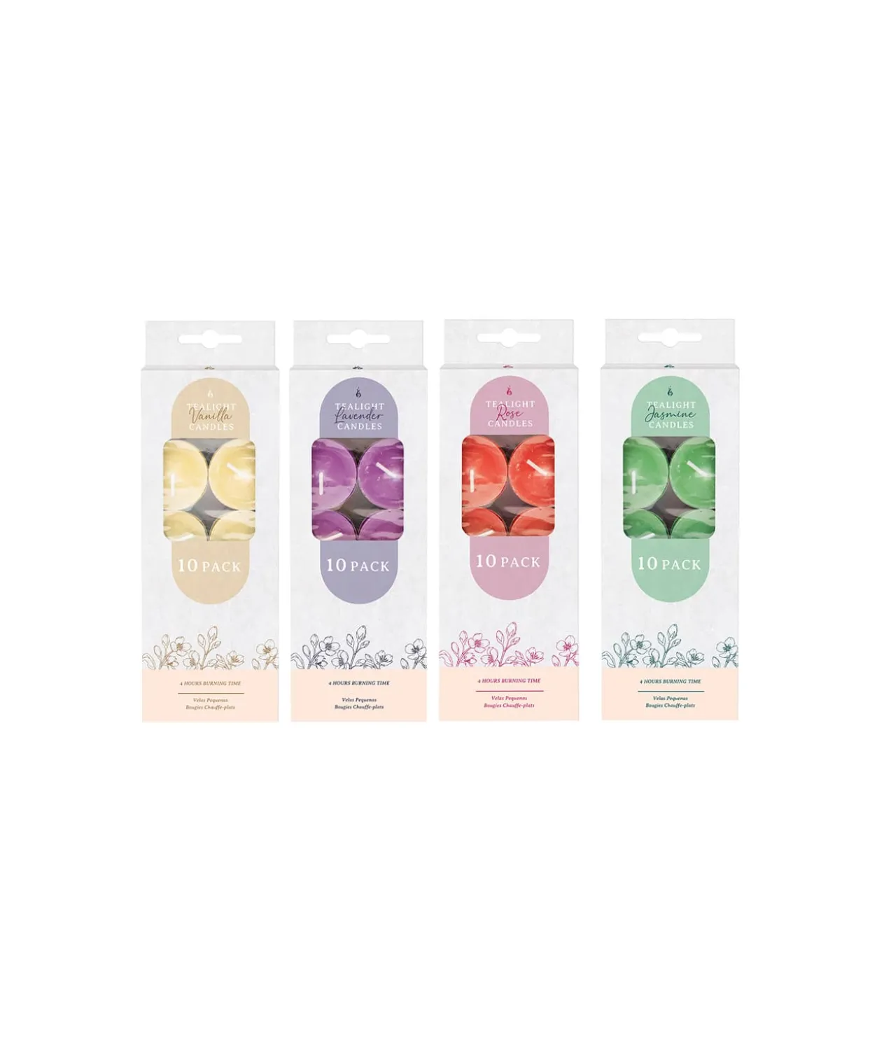 Tea Light Scented Candle Assorted 14g 10pk
