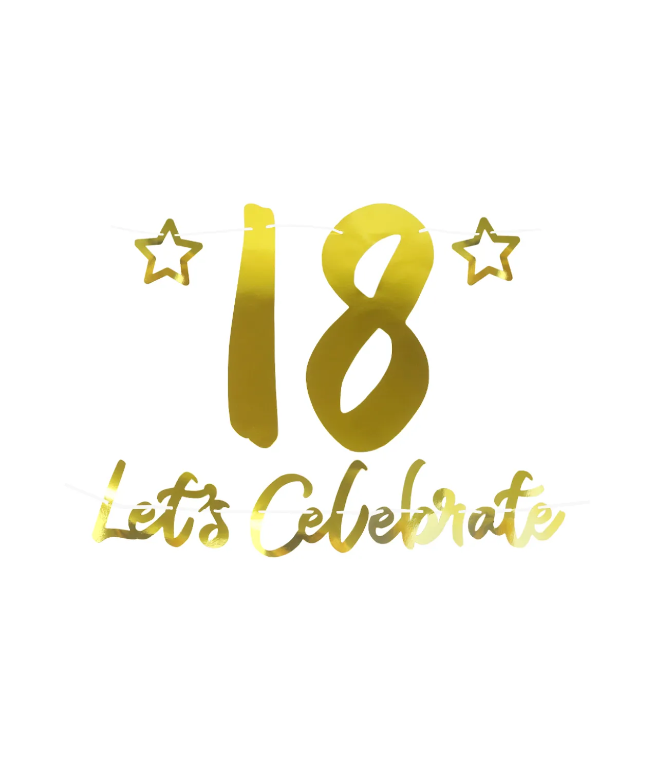 18th Let’s Celebrate Banner 1m