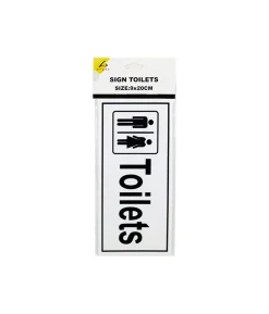 Toilets Sign 9x20cm
