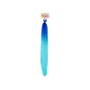 2-Tone Blue Party Wig 65cm