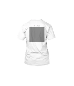 T-Shirt Print Front 20 x 20cm + Back 25 x 30cm