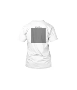 T-Shirt Print Front 20 x 20cm + Back 20 x 20cm