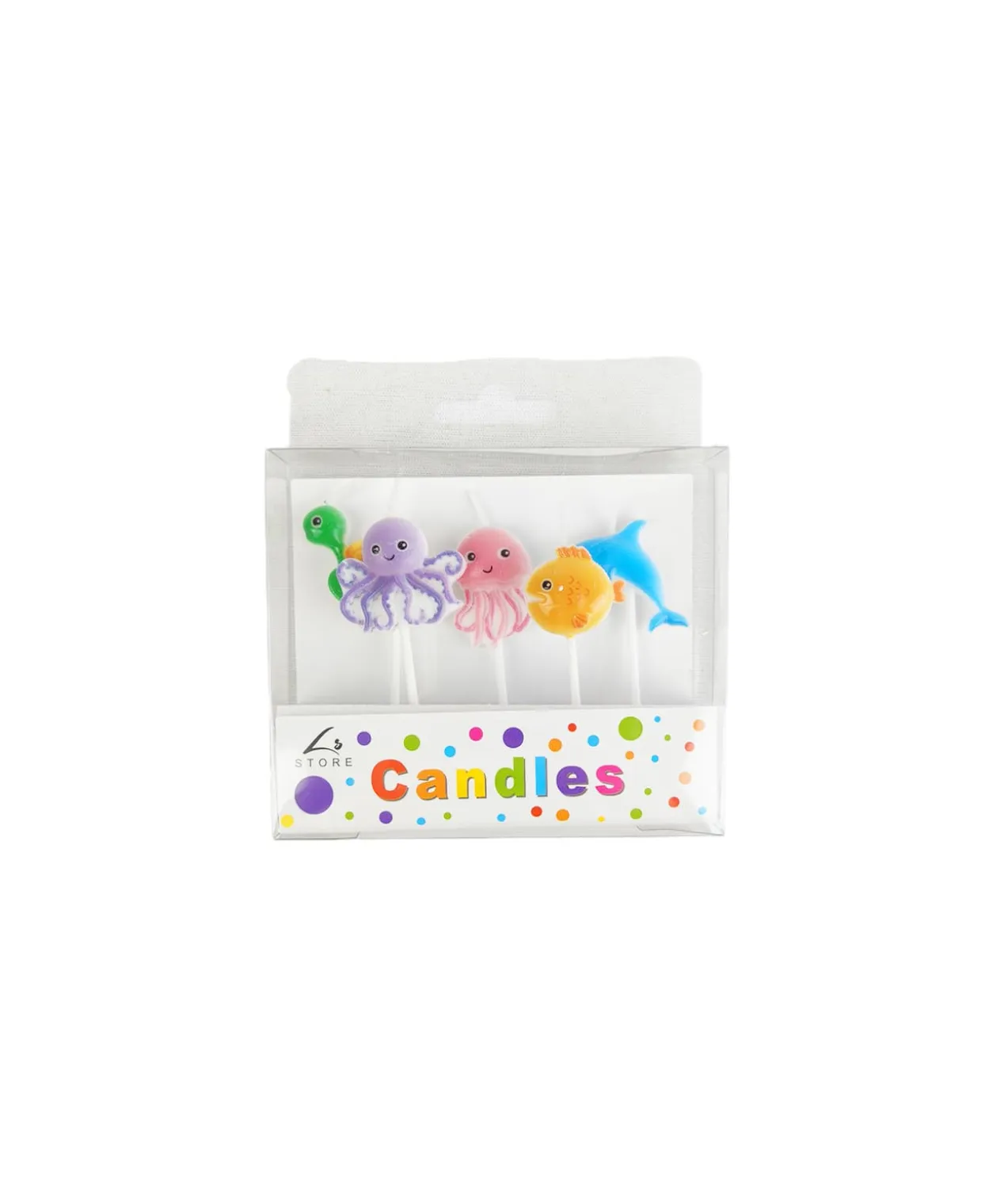 Under The Sea Birthday Pick Candles 5pc
