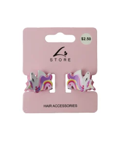 Unicorn Claw Clip Set 2pk