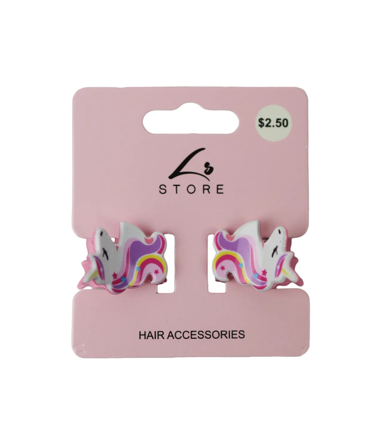 Unicorn Claw Clip Set 2pk