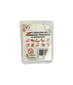 Unicorn DIY Handmade Pendants 10pc