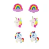 Unicorn Erasers 6pc
