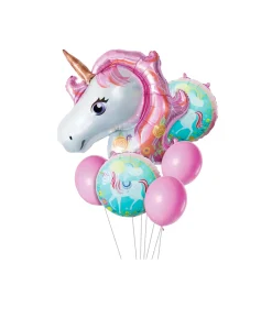 Unicorn Party Balloon Set 6pc