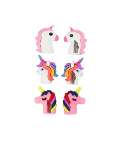 Unicorn Pencil Sharpener 6pc