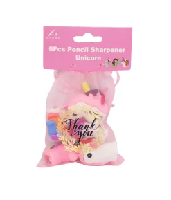 Unicorn Pencil Sharpener 6pc