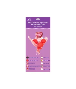 Valentine’s Day Balloon Bouquet Set 30x50cm