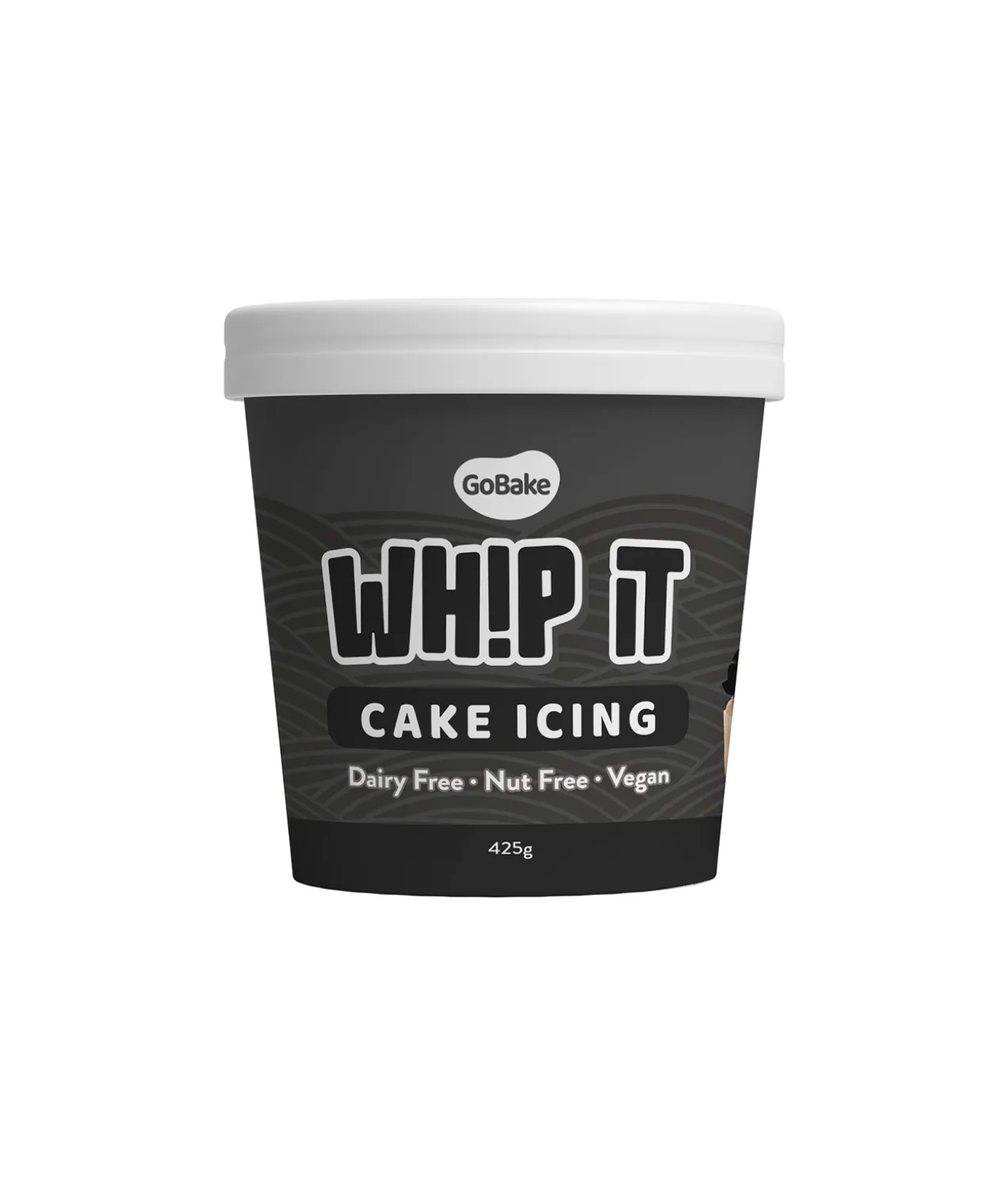 Vanilla Black Vegan Whip It Cake Icing 425g