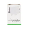 “V” Shaped PVC Small White Chalk Board Signs 12pc 10×7.5cm