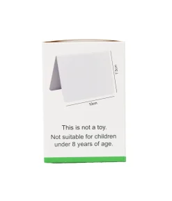 “V” Shaped PVC Small White Chalk Board Signs 12pc 10×7.5cm