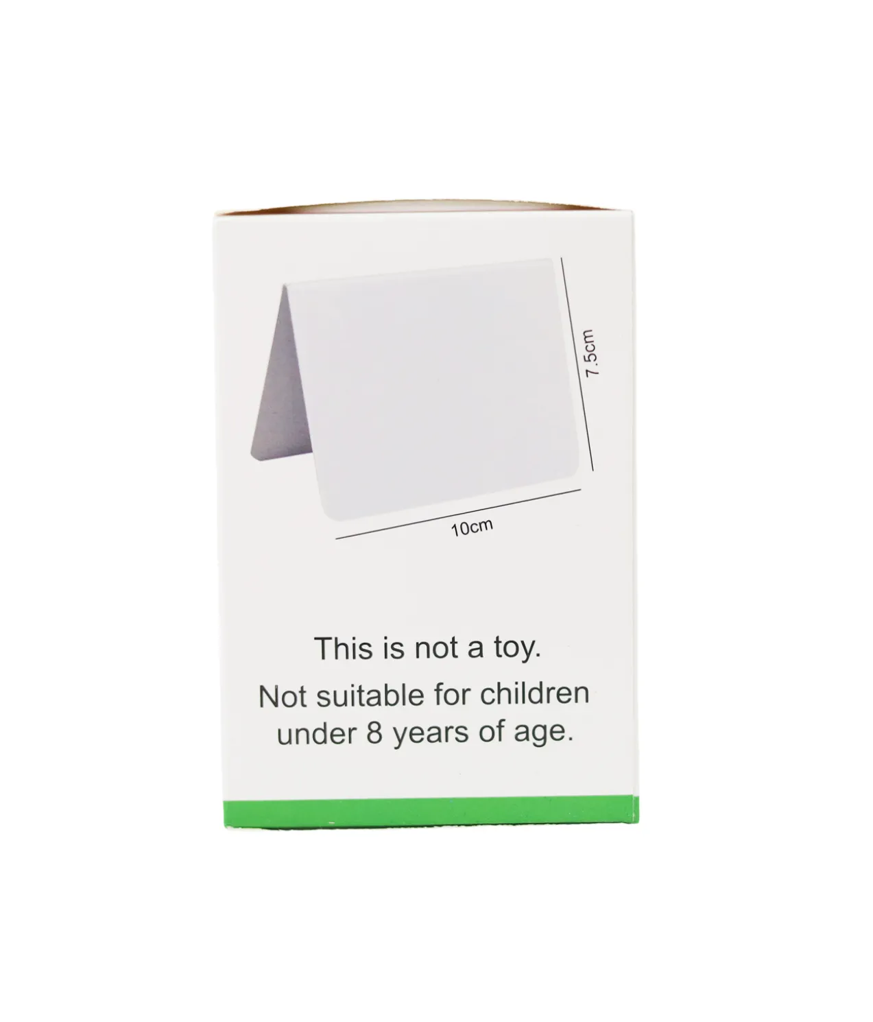 “V” Shaped PVC Small White Chalk Board Signs 12pc 10×7.5cm