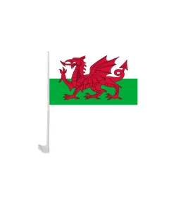 Wales Car Flag 2pc