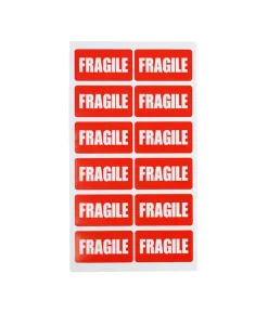 Warning Sticker 5 Sheet Assorted 14 x 25.5cm