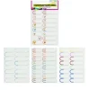 Waterproof Name Label Stickers 64pc Assorted