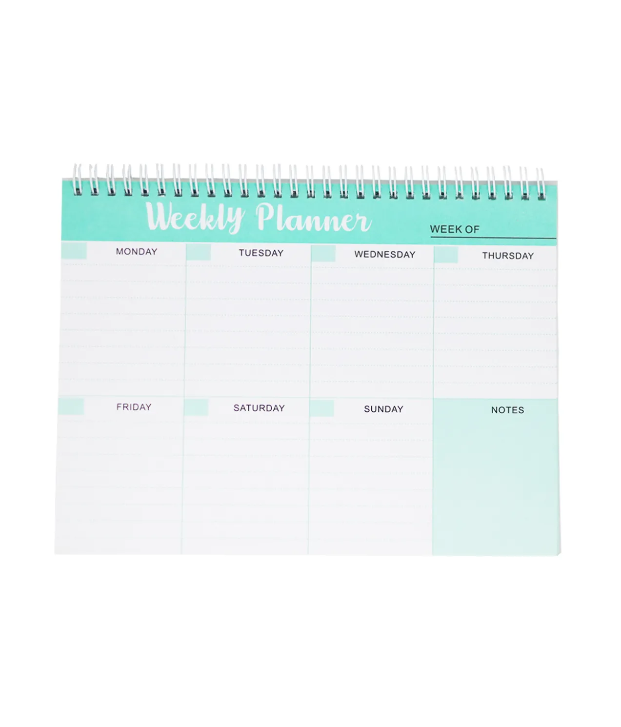 Weekly Planner Notebook 100sheets 1pc 25.5x19cm