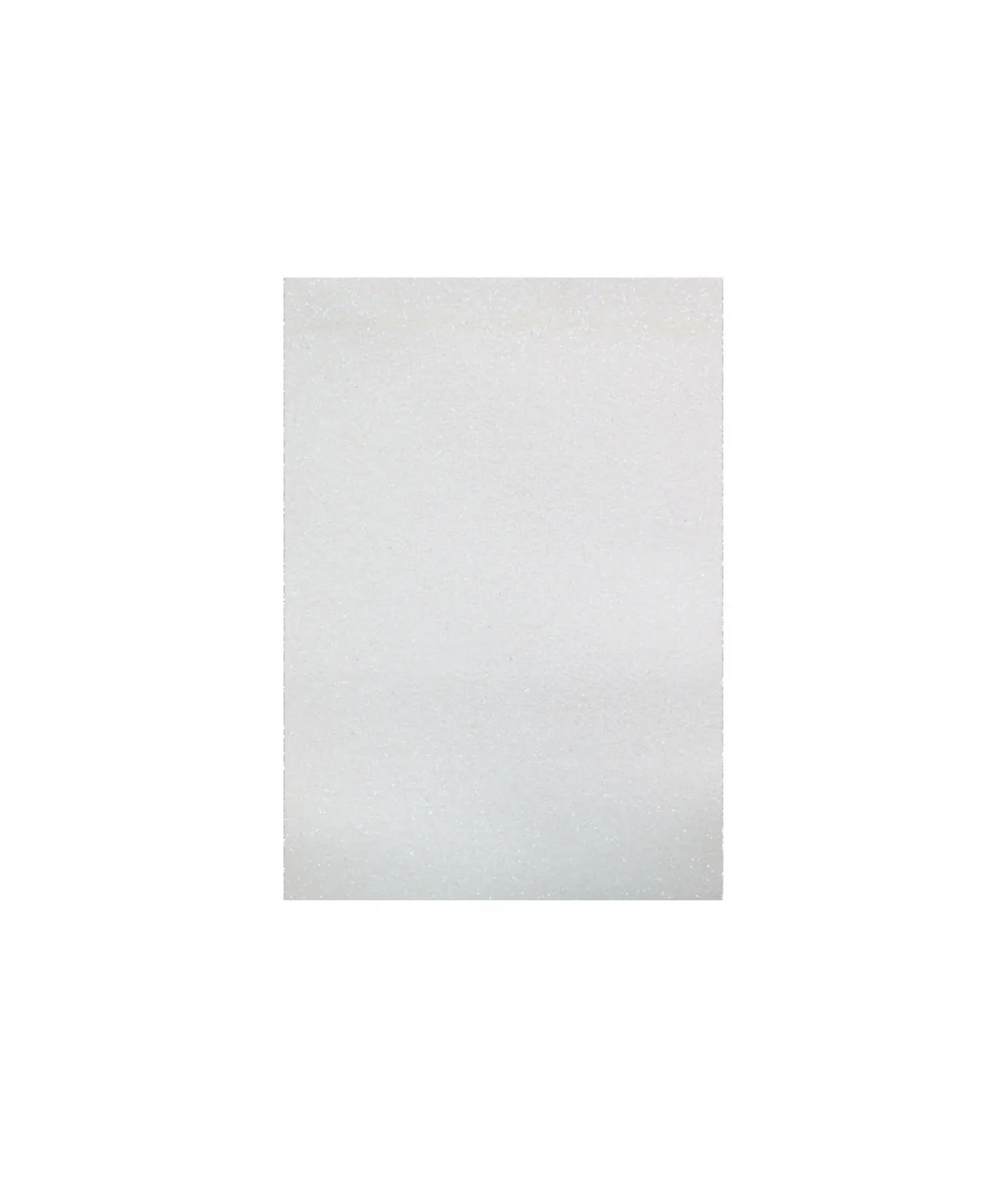 White A4 Glitter EVA Foam Sheets 10pk
