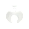 White Angel Wings & Headband 55cm