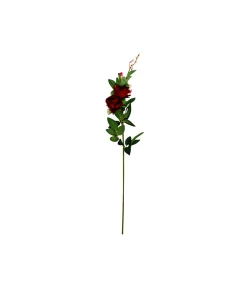 White Artificial Rose Head 78cm