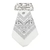 White Bandanas 54x54cm 3pc