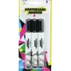 Whiteboard Markers Black 3pk