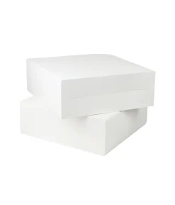 White Cake Box 14in 2pk 35.5 x 35.5 x 12.7cm