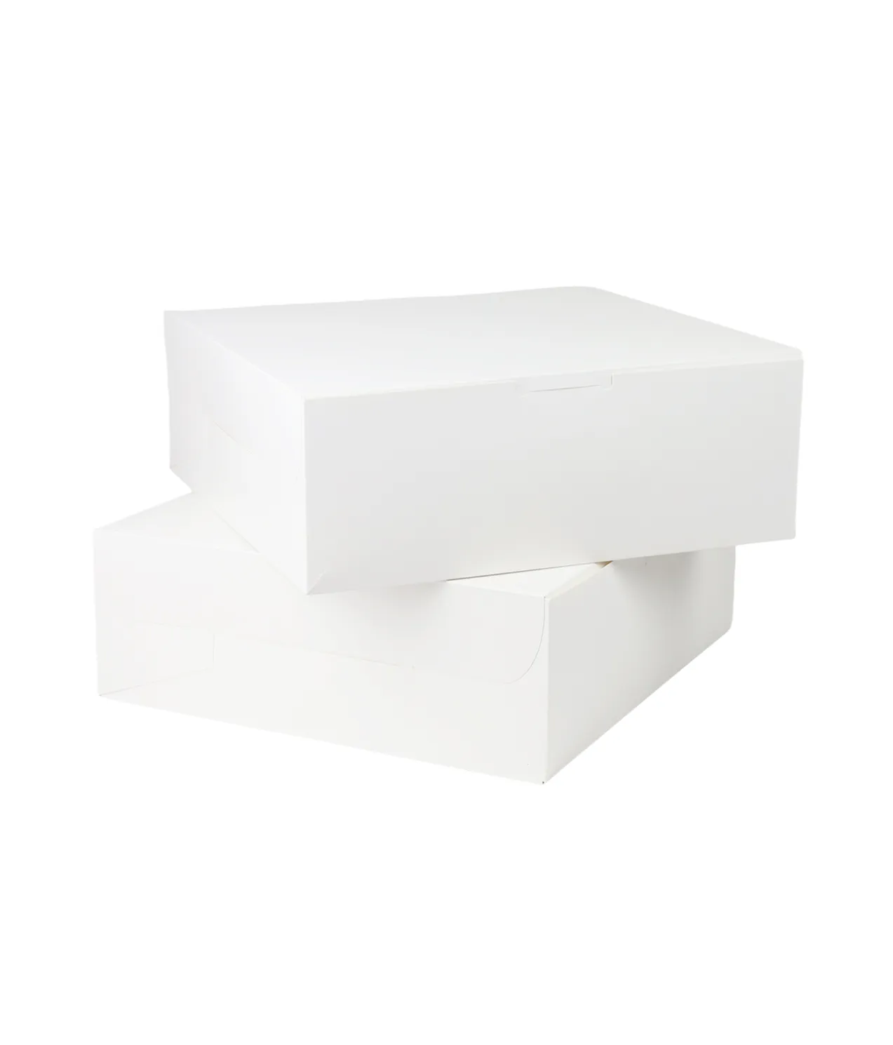 White Cake Box 14in 2pk 35.5 x 35.5 x 12.7cm