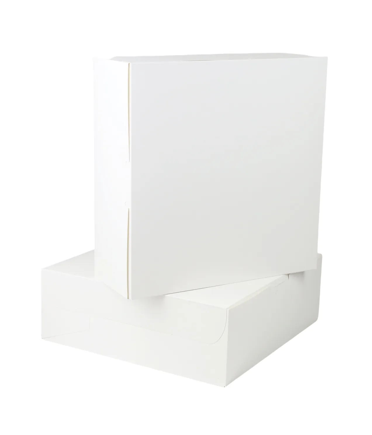 White Cake Box 14in 2pk 35.5 x 35.5 x 12.7cm