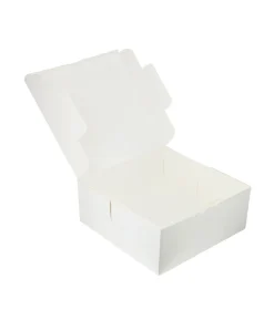White Cake Box 12in 2pk 30 x 30 x 12.7cm