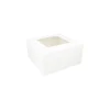 White Cake Box With Window 10in 2pk