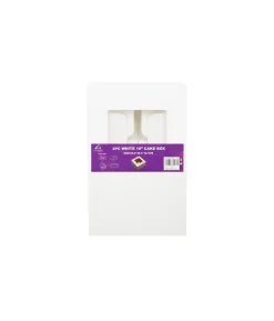 White Cake Box With Window 10in 2pk
