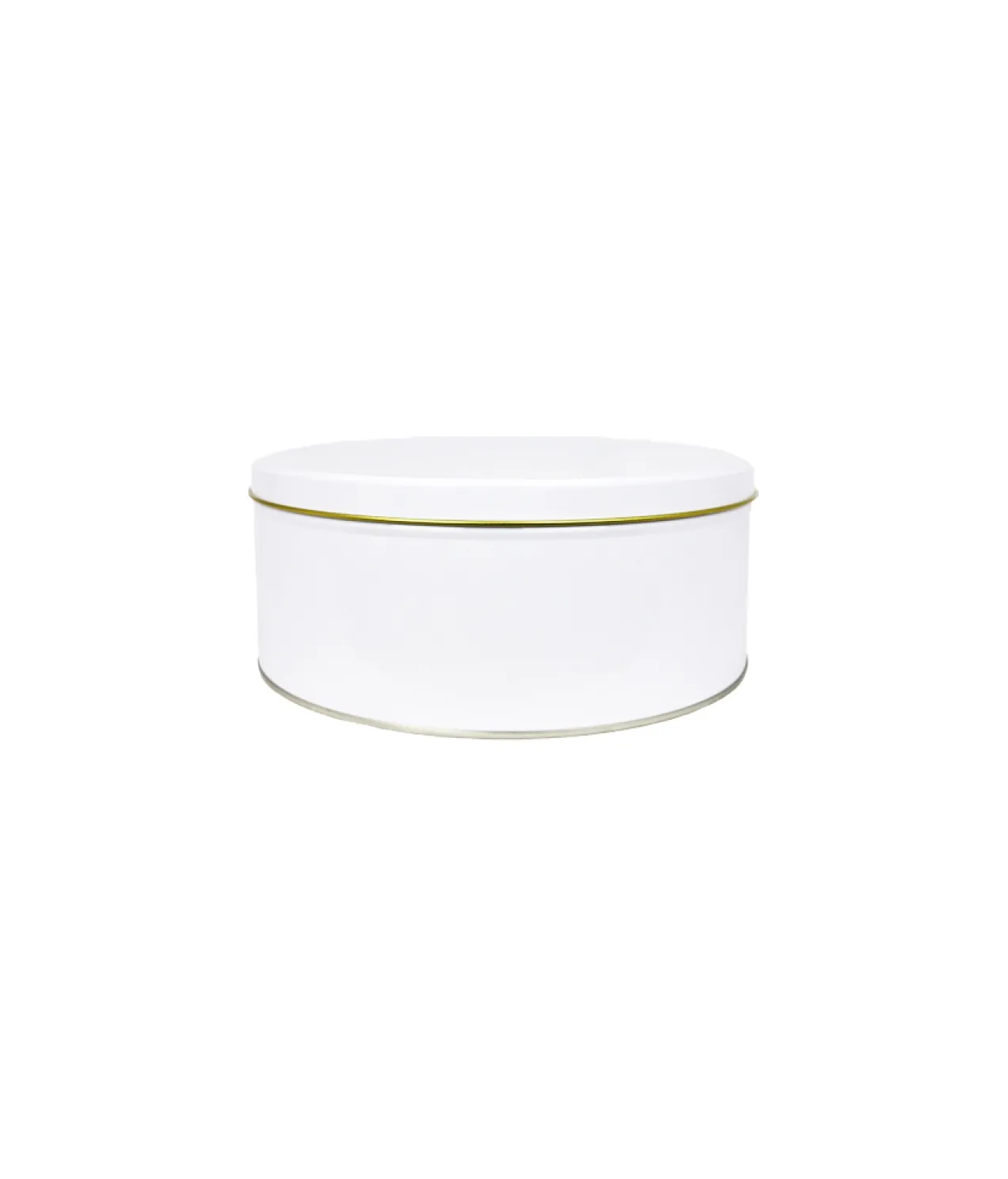 White Cake Tin Box 14.3cm