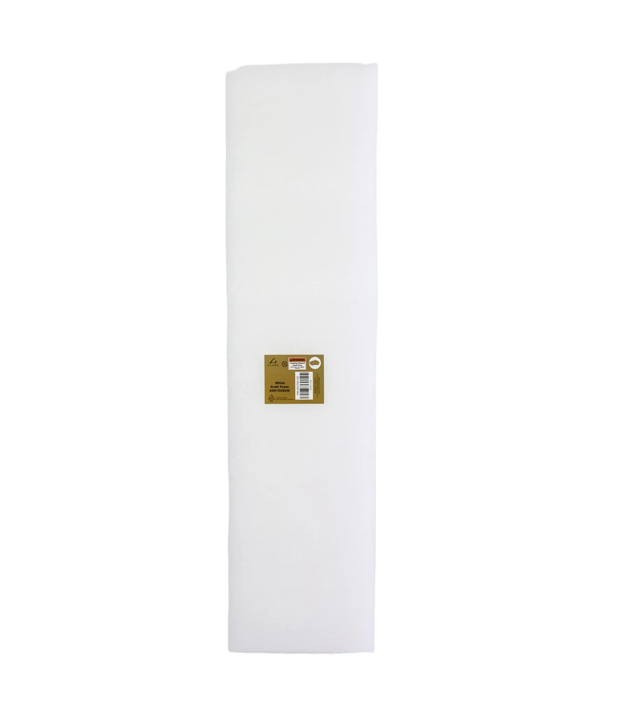 White Craft Foam 60x15x6cm 1pc