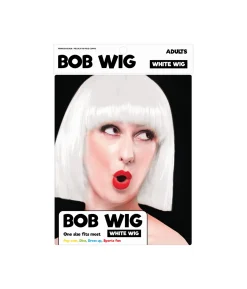 White Dress Up Bob Wig