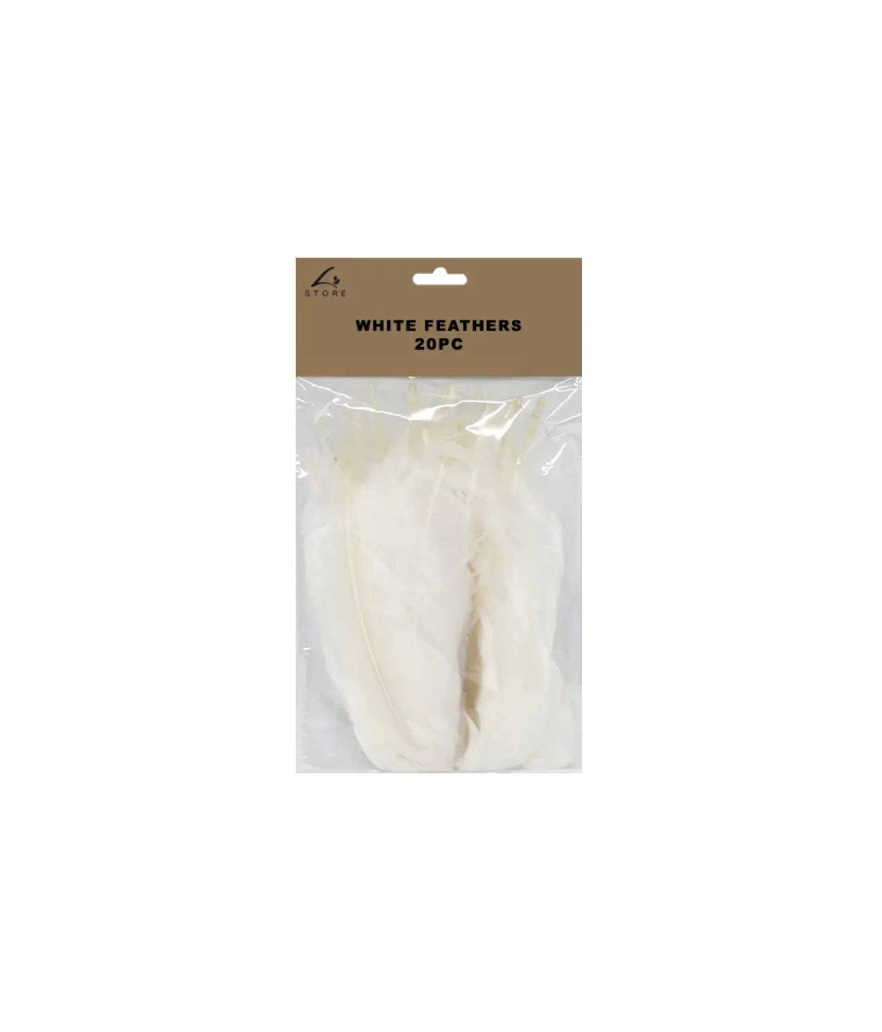 White Feathers 20pc