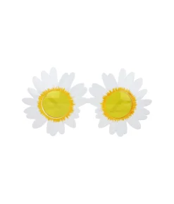 White Flower Shape Glasses