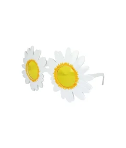 White Flower Shape Glasses