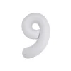 White Foil Matte Number 9