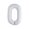 White Foil Matte Number 0