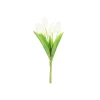 White 7 Head Tulip 37cm