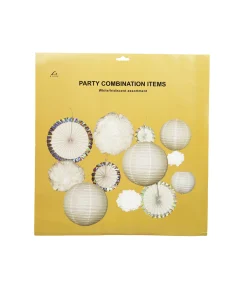 White/Iridescent Decoration Wall Kit