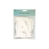 White Letters With Tape 46pc
